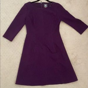 Deep purple dress